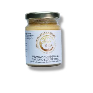 crema con parmigiano reggiano tartufo e zafferano