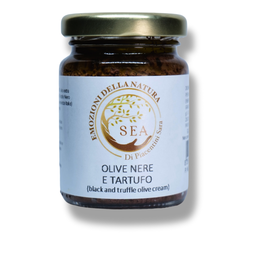 olive nere e tartufo