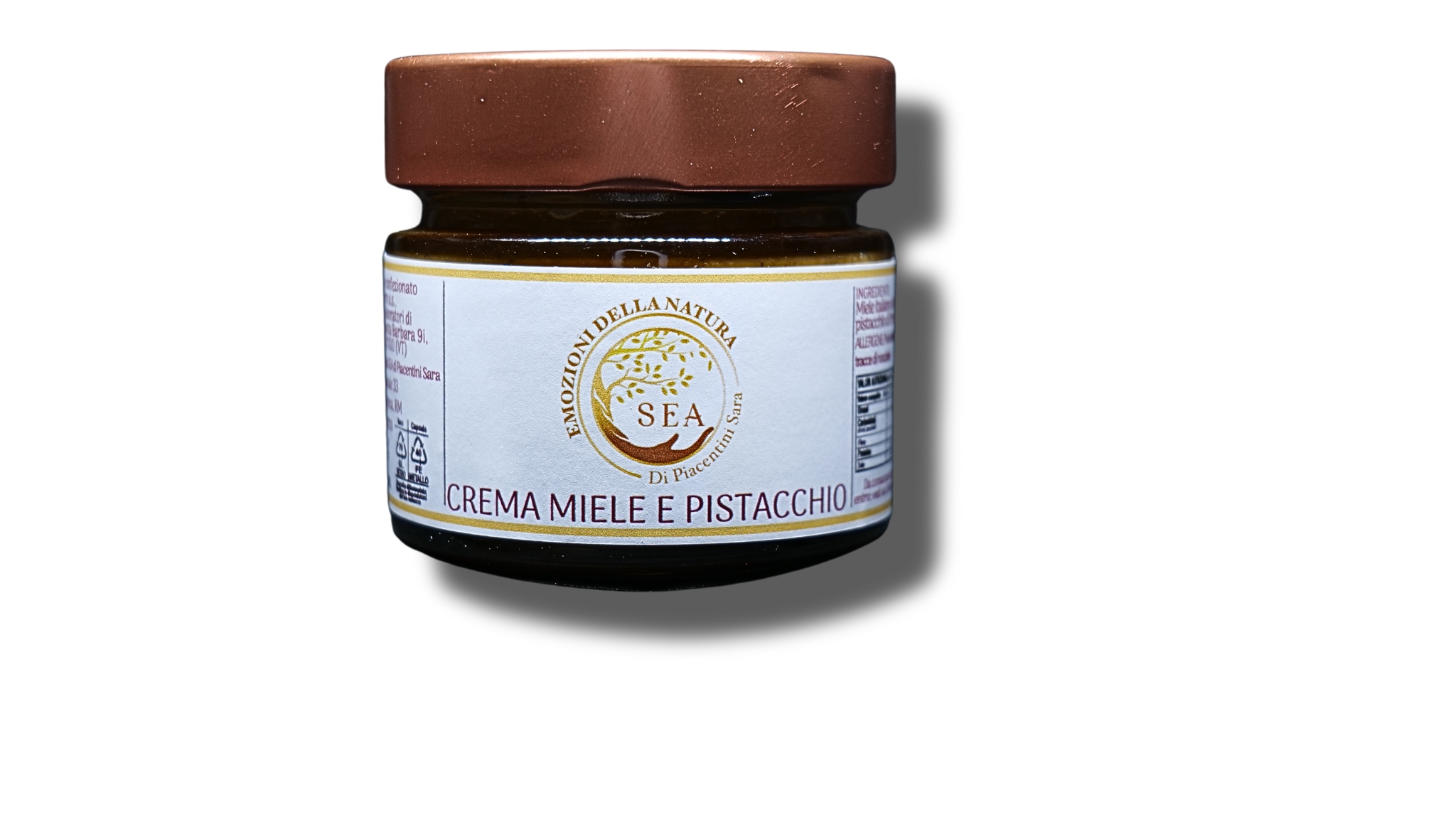 crema miele e pistacchio