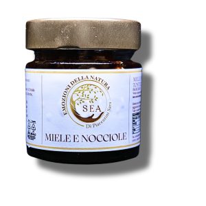 miele e nocciole intere tostate